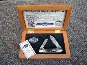 Case XX USA1997 Bone 62131 NKCA 25th Anniversary Knife - Mint in the Original Cherry Display