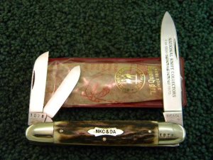 1975 NKCA Kissing Crane Germany Stag Whittler - 1st Knife in the NKCA Series