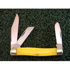 Schrade Walden NY USA 881Y Yellow Stockman - Mint