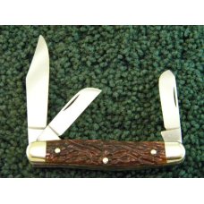 Boker Tree Brand Classic Solingen Germany 7588 Bone Stockman - Mint Boker Tree Brand Classic Solingen Germany 7588 Bone Stockman - Mint