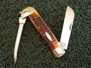 Case XX Stainless USA 9 Dot (1971) 6246R Bone Riggers Knife - Mint