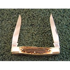 Fight'n Rooster Stag Muskrat 1998 Club Knife - Mint