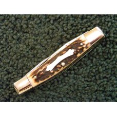 Fight'n Rooster Stag Muskrat 1998 Club Knife - Mint