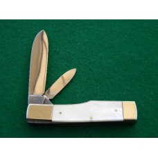 Fight'n Rooster Pearl Gunstock 1981 Club Knife - Mint