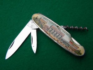 Garantie Solingen Germany Advertising Cork Screw Knife - C. 1900-1920