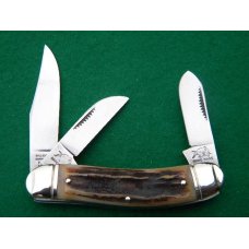 Bulldog Brand Solingen Germany 1984 Stag Sowbelly - Mint Bulldog Brand Solingen Germany 1984 Stag Sowbelly - Mint