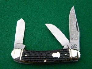 Bulldog Brand Solingen Germany 1993 Bone Sowbelly - Mint