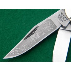 Bulldog Brand Solingen Germany 1993 Bone Sowbelly - Mint Bulldog Brand Solingen Germany 1993 Bone Sowbelly - Mint