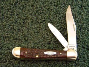 Case XX USA 1970's Dots 6249 Bone Copperhead - Mint