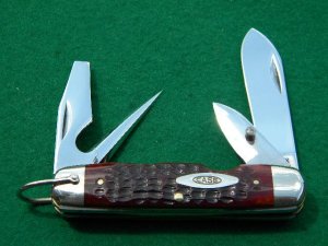 Case XX USA 1965-69 Bone 6445R Scout Knife