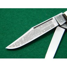 Bulldog Brand Solingen Germany Stag Trapper 1981 ODKCA Club Knife - Mint Bulldog Brand Solingen Germany Stag Trapper 1981 ODKCA Club Knife - Mint