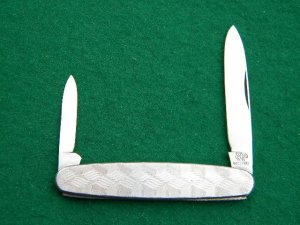 Vintage C. Bertram Hen & Rooster Reinhsohn Germany Pre-1970 Fancy Stainless Pen - Mint  