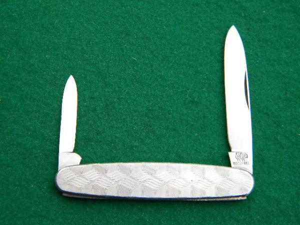 Vintage C. Bertram Hen & Rooster Reinhsohn Germany Pre-1970 Fancy Stainless Pen - Mint  