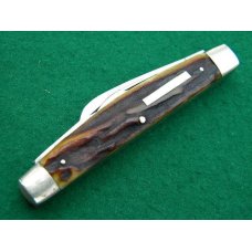 Robt Klass Solingen Germany Kissing Crane Stag Congress Knife Robt Klass Solingen Germany Kissing Crane Stag Congress Knife