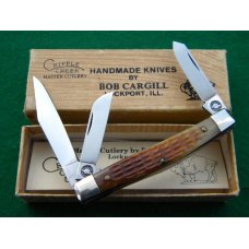 Cripple Creek USA by Bob Cargill 1981 Bone Stockman - NIB