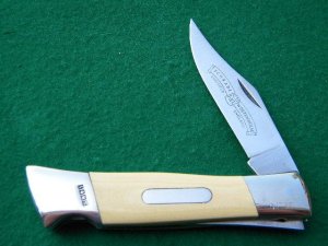 Schrade Wostenholm IXL Sheffield England Big Micarta Lockback - Mint