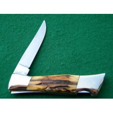 Schrade Wostenholm IXL Sheffield England Stag Lockback - Mint