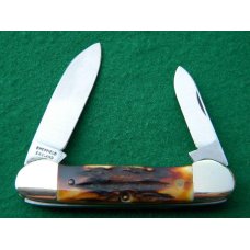 Schrade Wostenholm IXL Sheffield England Stag Canoe - Mint