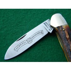 Schrade Wostenholm IXL Sheffield England Stag Canoe - Mint