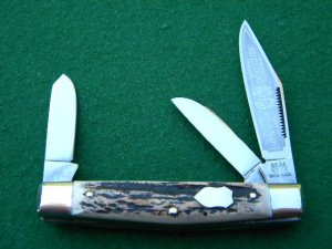 Bulldog Brand Solingen Germany Stag Stockman - Mint