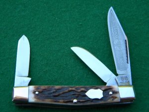Bulldog Brand Solingen Germany Stag Stockman - Mint