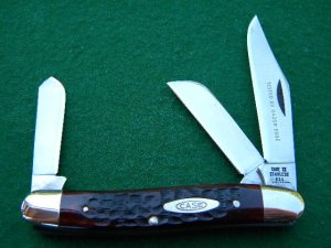 Case XX USA 9 Dot (1971) Bone 6347HP SSP Stockman Knife - Mint