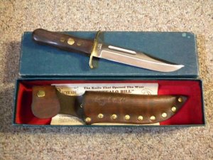 Schrade Walden Made in USA Buffalo Bill Bowie Knife #BB 166 Limited Edition