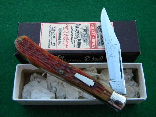 Schatt & Morgan Titusville PA. 1991 Bone Farmers Knife - NIB Schatt & Morgan Titusville PA. 1991 Bone Farmers Knife - NIB