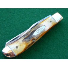 Case XX SS USA 5207 SP SSP 10 Dot (1980) 75th Anniversary Stag Mini Trapper Knife - Mint Case XX SS USA 5207 SP SSP 10 Dot (1980) 75th Anniversary Stag Mini Trapper Knife - Mint