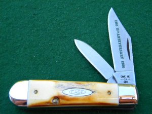 Case XX SS USA 5235 1/2 SSP 10 Dot (1980) 75th Anniversary Stag Jack Knife - Mint