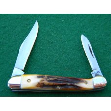 Case XX SS USA 52109X SSP 10 Dot (1980) 75th Anniversary Stag Baby Copperhead Knife - Mint Case XX SS USA 52109X SSP 10 Dot (1980) 75th Anniversary Stag Baby Copperhead Knife - Mint