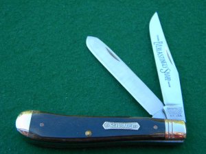 Heritage Schrade NY USA Bone Trapper Everlastingly Sharp Trade Mark - Mint