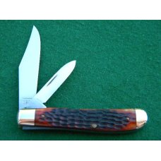 Case XX USA 1965-69 Bone 6207 Mini Trapper Knife - Mint