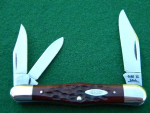 Case XX USA 10 Dot (1970) Bone 6383 Whittler Knife - Mint