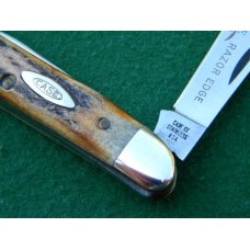 Case XX Stainless USA 4 Dot (1976) Stag 52087 SSP 2 Blade Stockman Knife - Mint Case XX Stainless USA 4 Dot (1976) Stag 52087 SSP 2 Blade Stockman Knife - Mint
