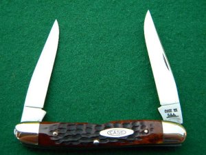 Case XX USA 9 Dot (1971) Bone Muskrat Knife - Mint