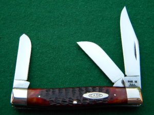 Case XX USA 9 Dot (1971) Bone 6392 Stockman Knife - Mint