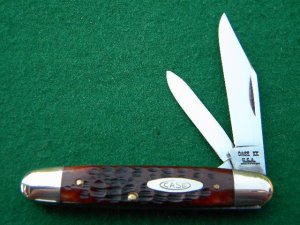 Case XX USA 9 Dot (1971) Bone 62055 Little Cigar Knife - Mint