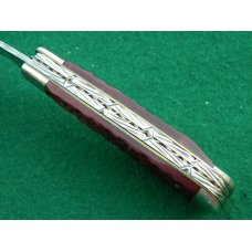 Col. Coon Tenn., USA 1992 Bone Mini Trapper *Fileworked* Col. Coon Tenn., USA 1992 Bone Mini Trapper *Fileworked*