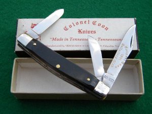 Col. Coon Tenn., USA 1991 Bone or Horn Stockman *Fileworked*
