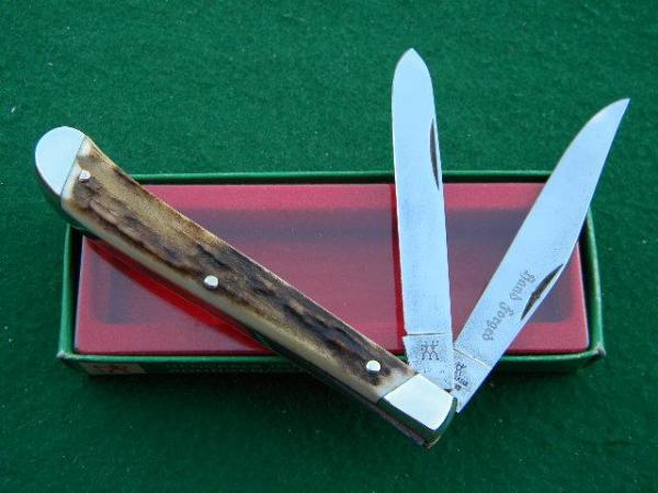 J.A. Henckels Germany 51934 Stag Slimline Trapper - NIB J.A. Henckels Germany 51934 Stag Slimline Trapper - NIB