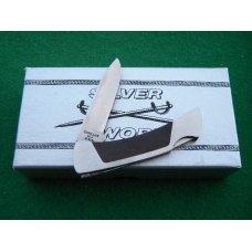 Camillus 814 USA Silver Sword Metal/Wood Lockback - NIB Camillus 814 USA Silver Sword Metal/Wood Lockback - NIB