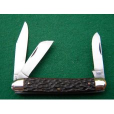 Schmidt & Ziegler German Bull Solingen Germany 5133 Bone 3 Blade Stockman Schmidt & Ziegler German Bull Solingen Germany 5133 Bone 3 Blade Stockman