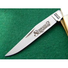 Schrade + USA SC503 Slimline Trapper Linerlock Fishing Scrimshaw - NIB Schrade + USA SC503 Slimline Trapper Linerlock Fishing Scrimshaw - NIB