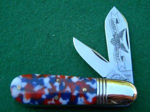 Tidioute Cutlery Made In USA GEC American Patriot Barlow 1 of 50 - Mint