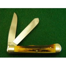 Case XX USA 10 Dot (1970) Stag 5254 Trapper Knife - Mint Case XX USA 10 Dot (1970) Stag 5254 Trapper Knife - Mint