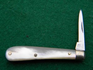Josiah Barnes Little Pearl Quill Knife - C.1850-1852 New York City
