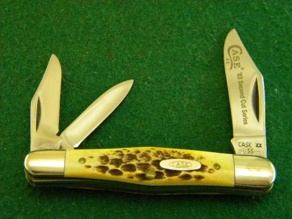 Case XX SS USA 2nd Cut Stag New Grind 5383 1983 Second Cut Series Whittler Knife - Mint Case XX SS USA 2nd Cut Stag New Grind 5383 1983 Second Cut Series Whittler Knife - Mint