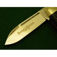 Schatt & Morgan Titusville PA. Blue Bone Sunfish Knife - NIB Schatt & Morgan Titusville PA. Blue Bone Sunfish Knife - NIB