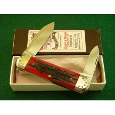 Schatt & Morgan Titusville PA. 2005 Fireoak Bone Sunfish Knife - NIB Schatt & Morgan Titusville PA. 2005 Fireoak Bone Sunfish Knife - NIB
